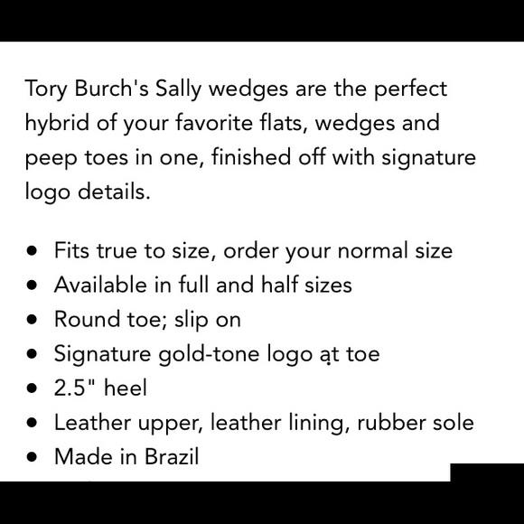 Tory Burch wedges authentic & nwt & box - Picture 3 of 7